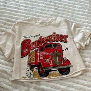 Budweiser Crop Shirt